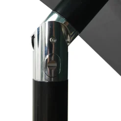 MAISON EXCLUSIVE - Parasol de jardin à 3 niveaux avec mât en aluminium anthracite