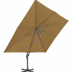 MAISON EXCLUSIVE - Parasol de jardin avec base portable taupe