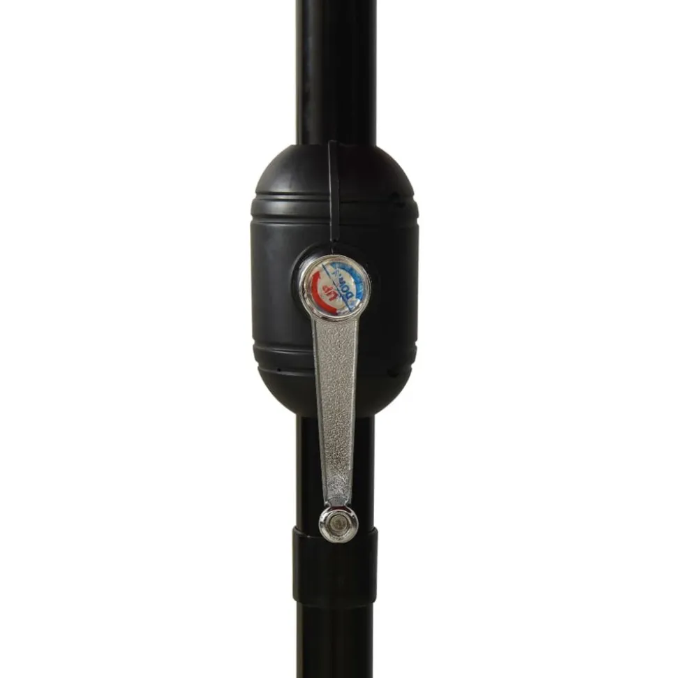 MAISON EXCLUSIVE - Parasol de jardin à 3 niveaux avec mât en aluminium sable 3 m