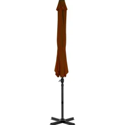 MAISON EXCLUSIVE - Parasol de jardin en porte-à-faux avec mât en aluminium