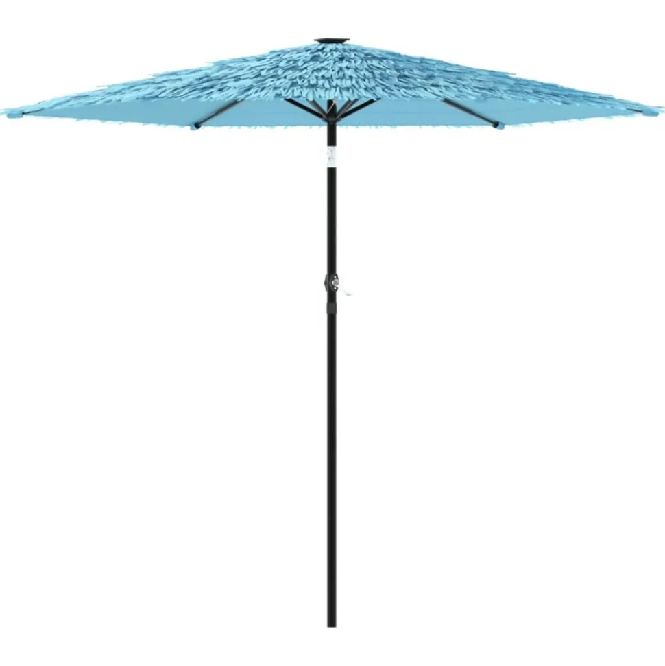 MAISON EXCLUSIVE - Parasol de jardin avec mât en acier bleu 223x223x213 cm