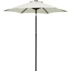 MAISON EXCLUSIVE - Parasol avec lumières led sable 200x211 cm aluminium