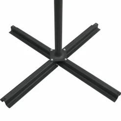 MAISON EXCLUSIVE - Parasol de jardin en porte-à-faux lumières led et mât en acier