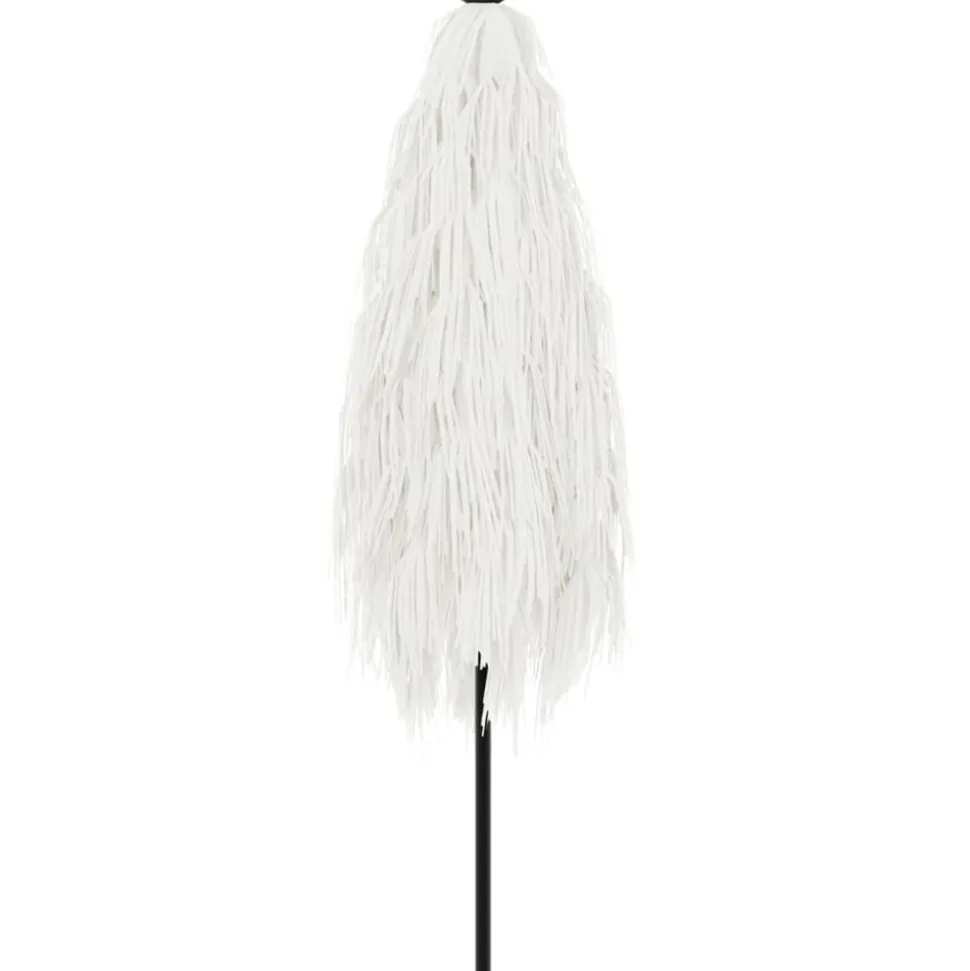 MAISON EXCLUSIVE - Parasol de jardin avec mât en acier blanc 288x288x225 cm