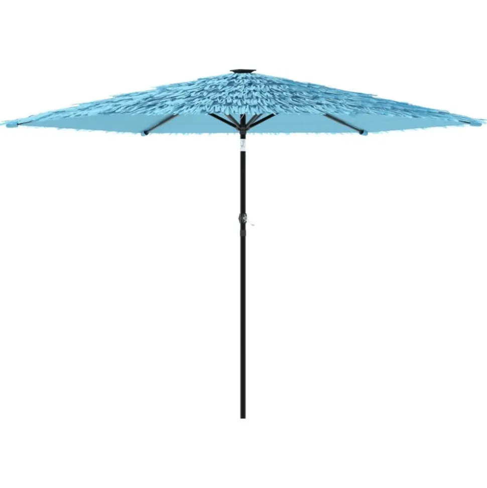 MAISON EXCLUSIVE - Parasol de jardin avec mât en acier bleu 288x288x225 cm