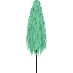 MAISON EXCLUSIVE - Parasol de jardin avec mât en acier vert 248x248x248 cm