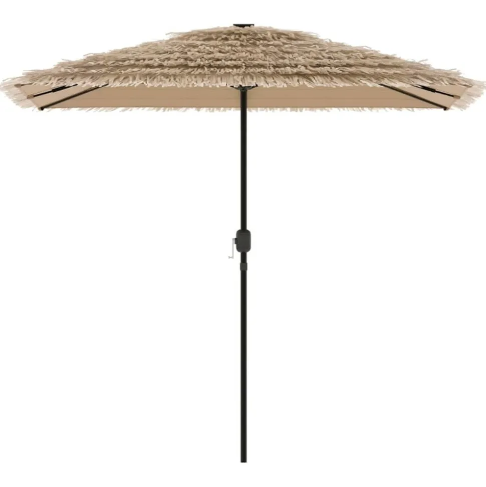 MAISON EXCLUSIVE - Parasol de jardin avec mât en acier marron 248x248x248 cm