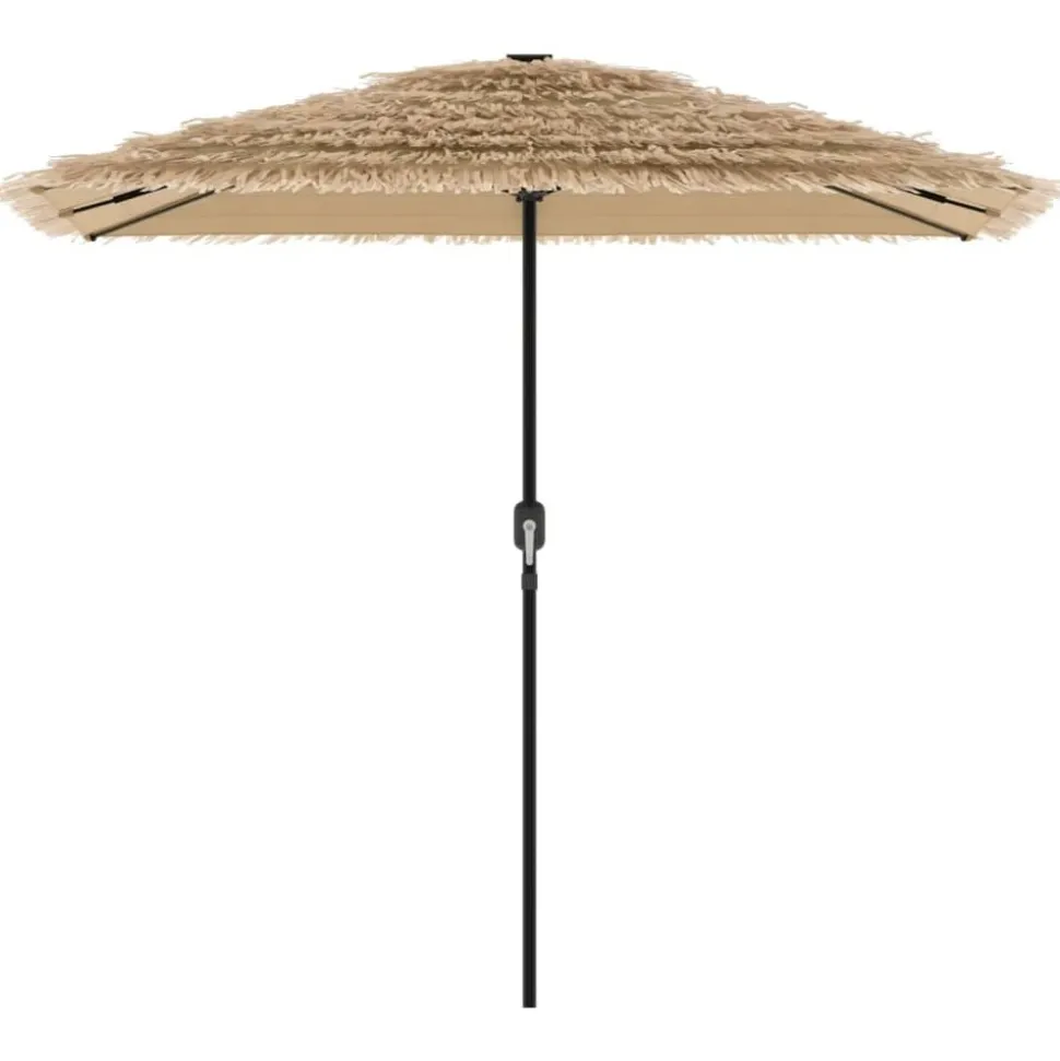 MAISON EXCLUSIVE - Parasol de jardin avec mât en acier marron 248x248x248 cm
