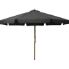 MAISON EXCLUSIVE - Parasol d'extérieur avec mât en bois 330 cm anthracite
