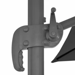 MAISON EXCLUSIVE - Parasol de jardin avec base portable anthracite