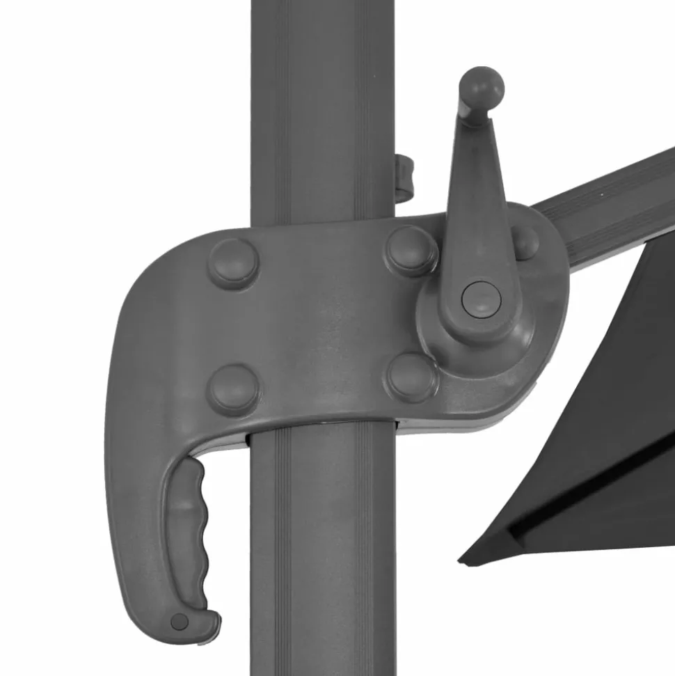 MAISON EXCLUSIVE - Parasol de jardin avec base portable anthracite