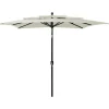 MAISON EXCLUSIVE - Parasol de jardin à 3 niveaux avec mât en aluminium sable
