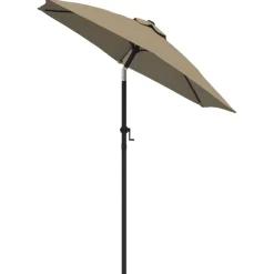 MAISON EXCLUSIVE - Parasol taupe 200x224 cm aluminium