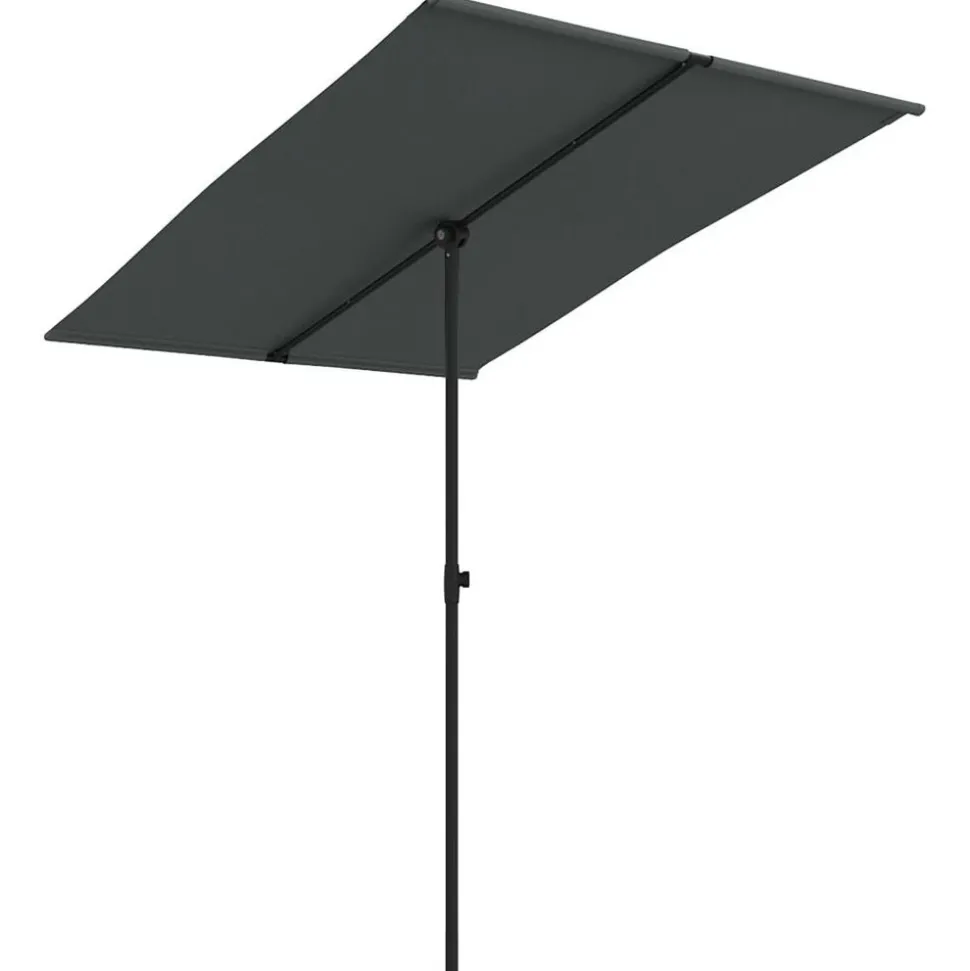 MAISON EXCLUSIVE - Parasol de jardin avec mât en aluminium 2x1,5 m anthracite