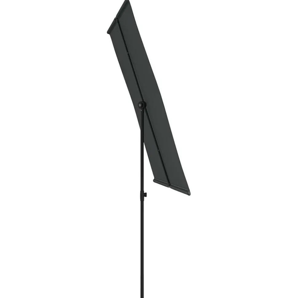 MAISON EXCLUSIVE - Parasol de jardin avec mât en aluminium 2x1,5 m anthracite