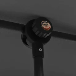 MAISON EXCLUSIVE - Parasol de jardin avec mât en aluminium 2x1,5 m anthracite