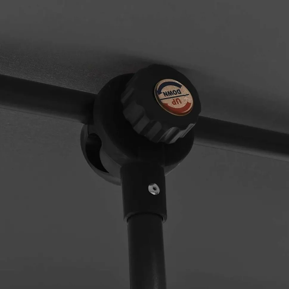 MAISON EXCLUSIVE - Parasol de jardin avec mât en aluminium 2x1,5 m anthracite