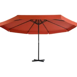 MAISON EXCLUSIVE - Parasol de jardin avec base portable terre cuite