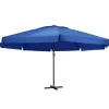 MAISON EXCLUSIVE - Parasol de jardin avec mât en aluminium 500 cm bleu azuré