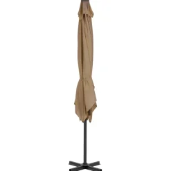 MAISON EXCLUSIVE - Parasol de jardin avec base portable taupe