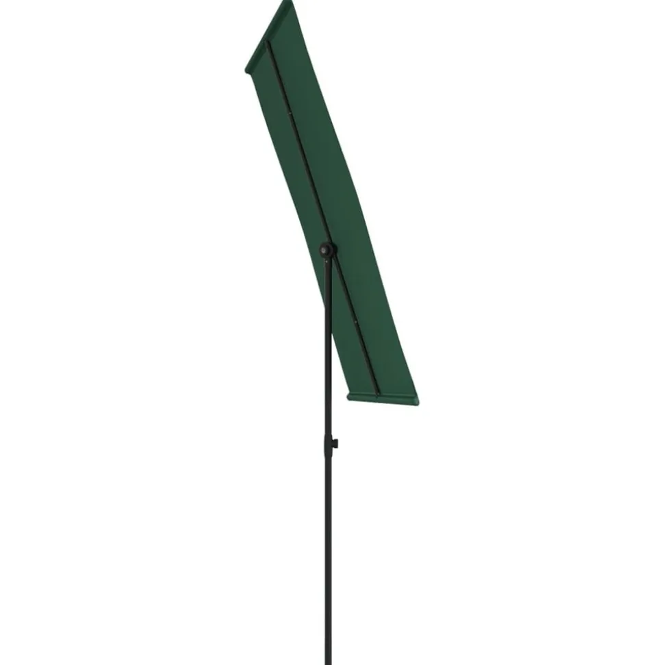 MAISON EXCLUSIVE - Parasol de jardin avec mât en aluminium 180x110 cm vert