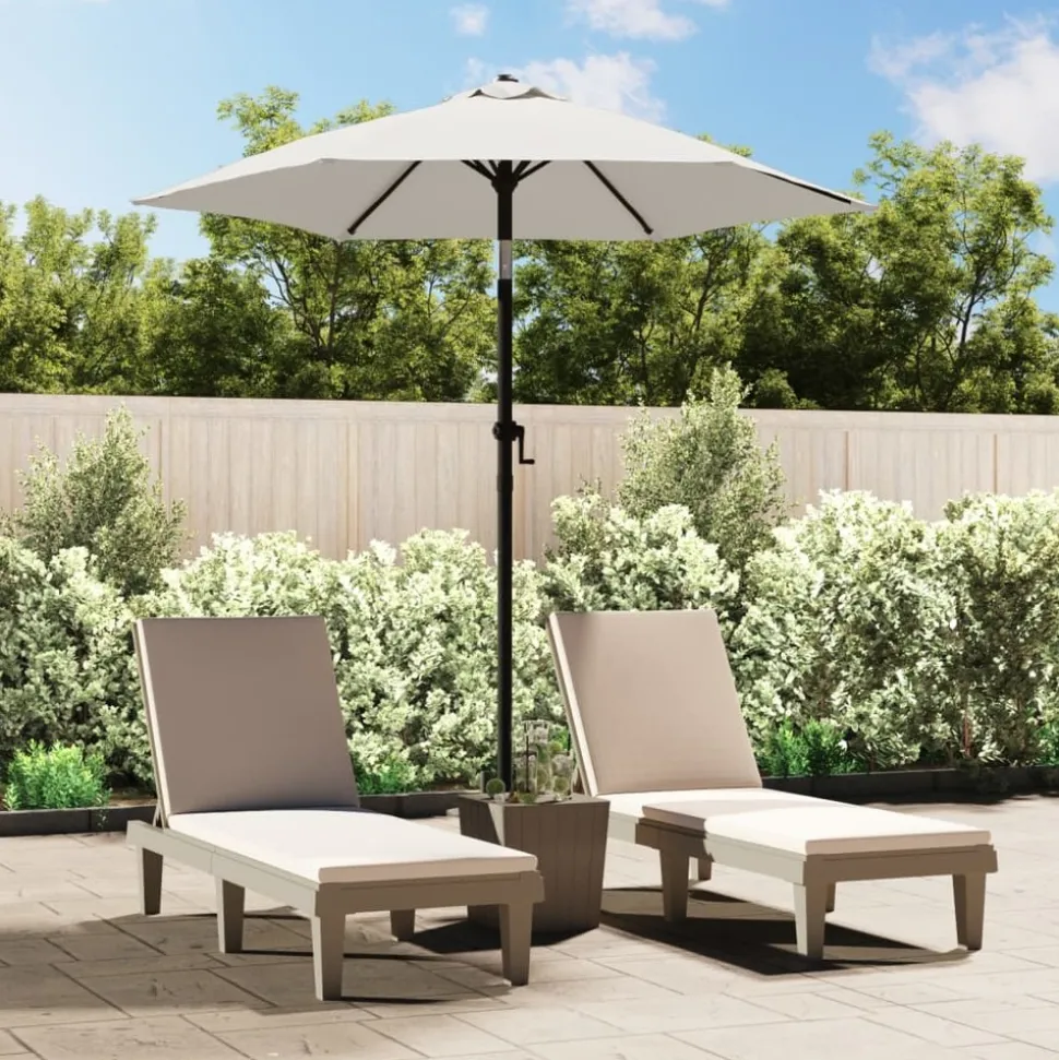 MAISON EXCLUSIVE - Parasol blanc sable 200x224 cm aluminium