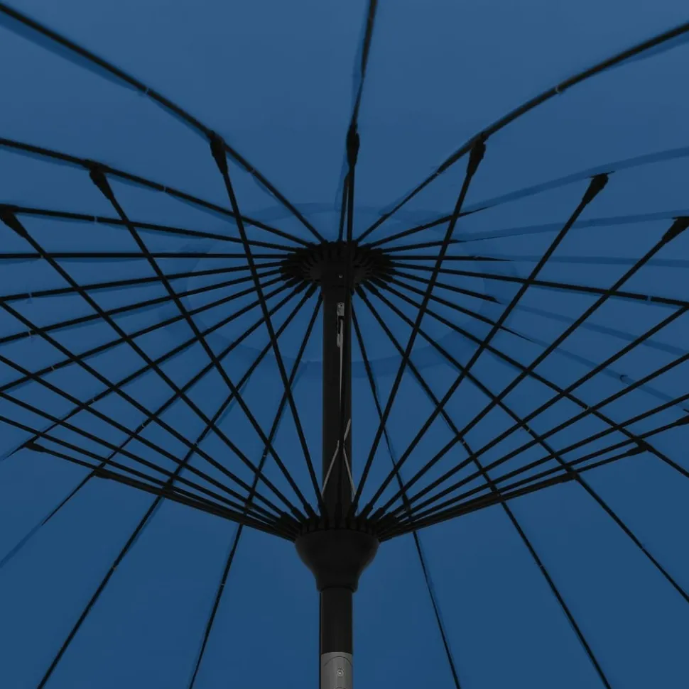 MAISON EXCLUSIVE - Parasol d'extérieur avec mât en aluminium 500 cm bleu azuré