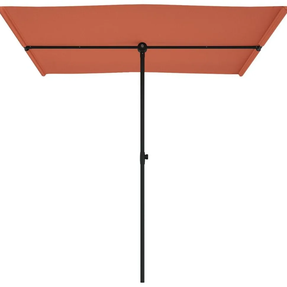 MAISON EXCLUSIVE - Parasol de jardin avec mât en aluminium 2x1,5 m terre cuite