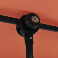 MAISON EXCLUSIVE - Parasol de jardin avec mât en aluminium 2x1,5 m terre cuite