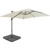 MAISON EXCLUSIVE - Parasol de jardin avec base portable sable