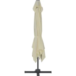 MAISON EXCLUSIVE - Parasol de jardin avec base portable sable