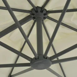 MAISON EXCLUSIVE - Parasol de jardin avec base portable sable