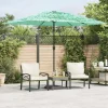 MAISON EXCLUSIVE - Parasol de jardin avec mât en acier vert 300x200x250 cm