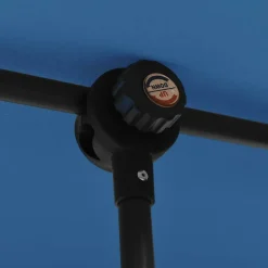 MAISON EXCLUSIVE - Parasol de jardin avec mât en aluminium 2x1,5 m bleu azuré