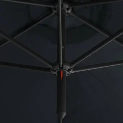 MAISON EXCLUSIVE - Parasol de jardin double avec mât en acier anthracite 600 cm