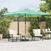 MAISON EXCLUSIVE - Parasol de jardin avec mât en acier vert 290x290x238 cm
