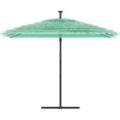 MAISON EXCLUSIVE - Parasol de jardin avec mât en acier vert 290x290x238 cm