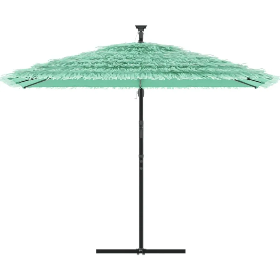 MAISON EXCLUSIVE - Parasol de jardin avec mât en acier vert 290x290x238 cm