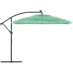 MAISON EXCLUSIVE - Parasol de jardin avec mât en acier vert 290x290x238 cm