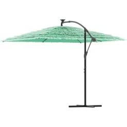 MAISON EXCLUSIVE - Parasol de jardin avec mât en acier vert 290x290x238 cm
