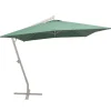 MAISON EXCLUSIVE - Parasol suspendu avec poteau en aluminium 300x300 cm vert