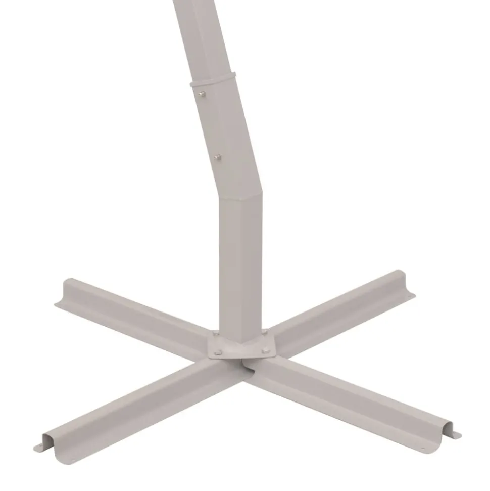 MAISON EXCLUSIVE - Parasol suspendu avec poteau en aluminium 300x300 cm vert