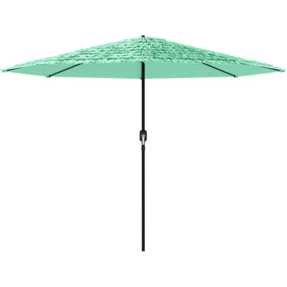 MAISON EXCLUSIVE - Parasol de jardin avec mât en acier vert 324x324x247 cm