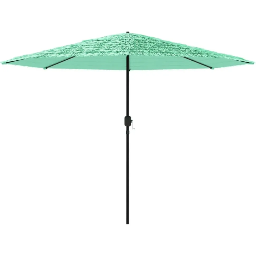MAISON EXCLUSIVE - Parasol de jardin avec mât en acier vert 324x324x247 cm