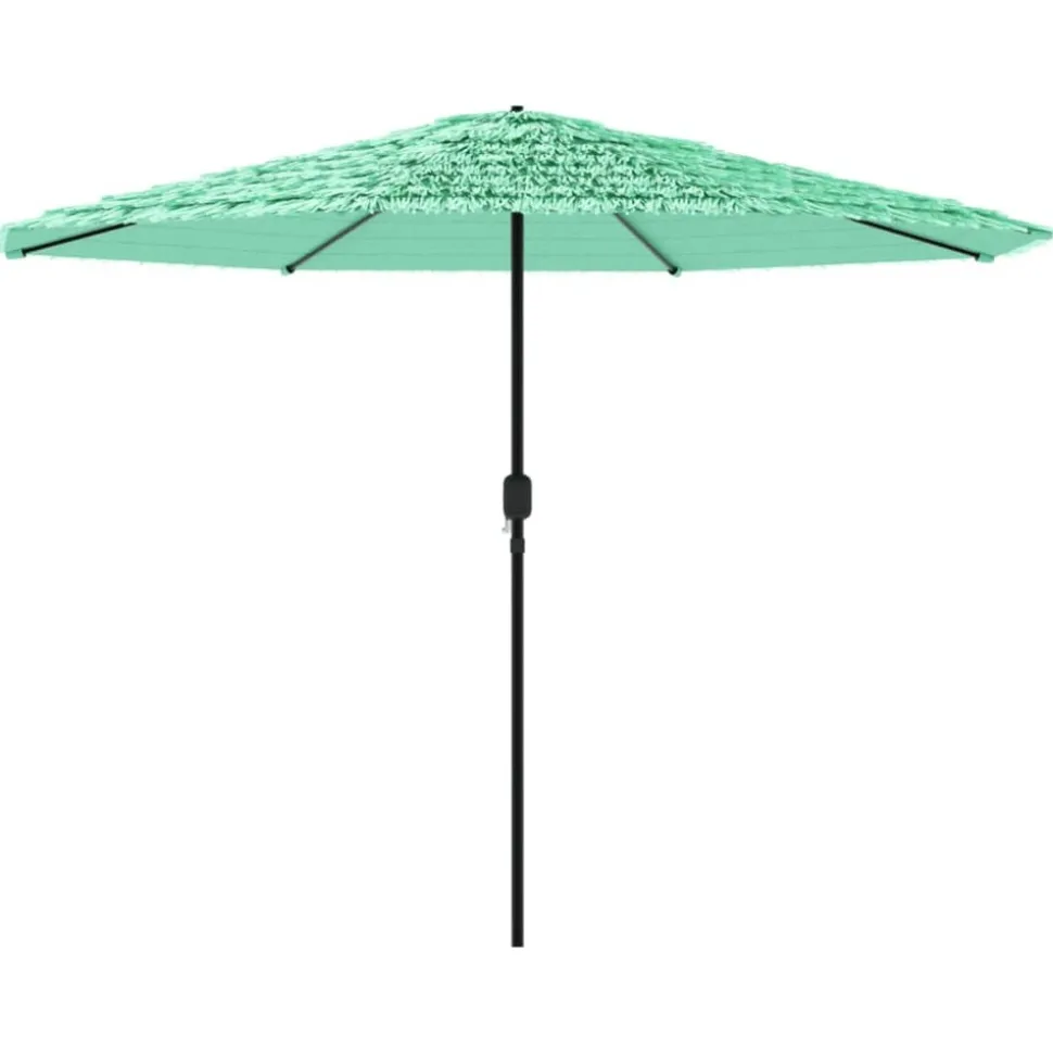 MAISON EXCLUSIVE - Parasol de jardin avec mât en acier vert 324x324x247 cm