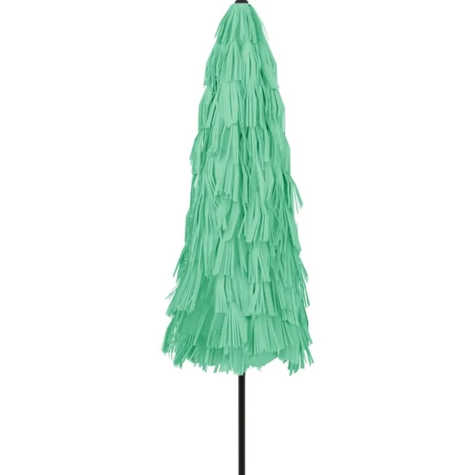 MAISON EXCLUSIVE - Parasol de jardin avec mât en acier vert 324x324x247 cm
