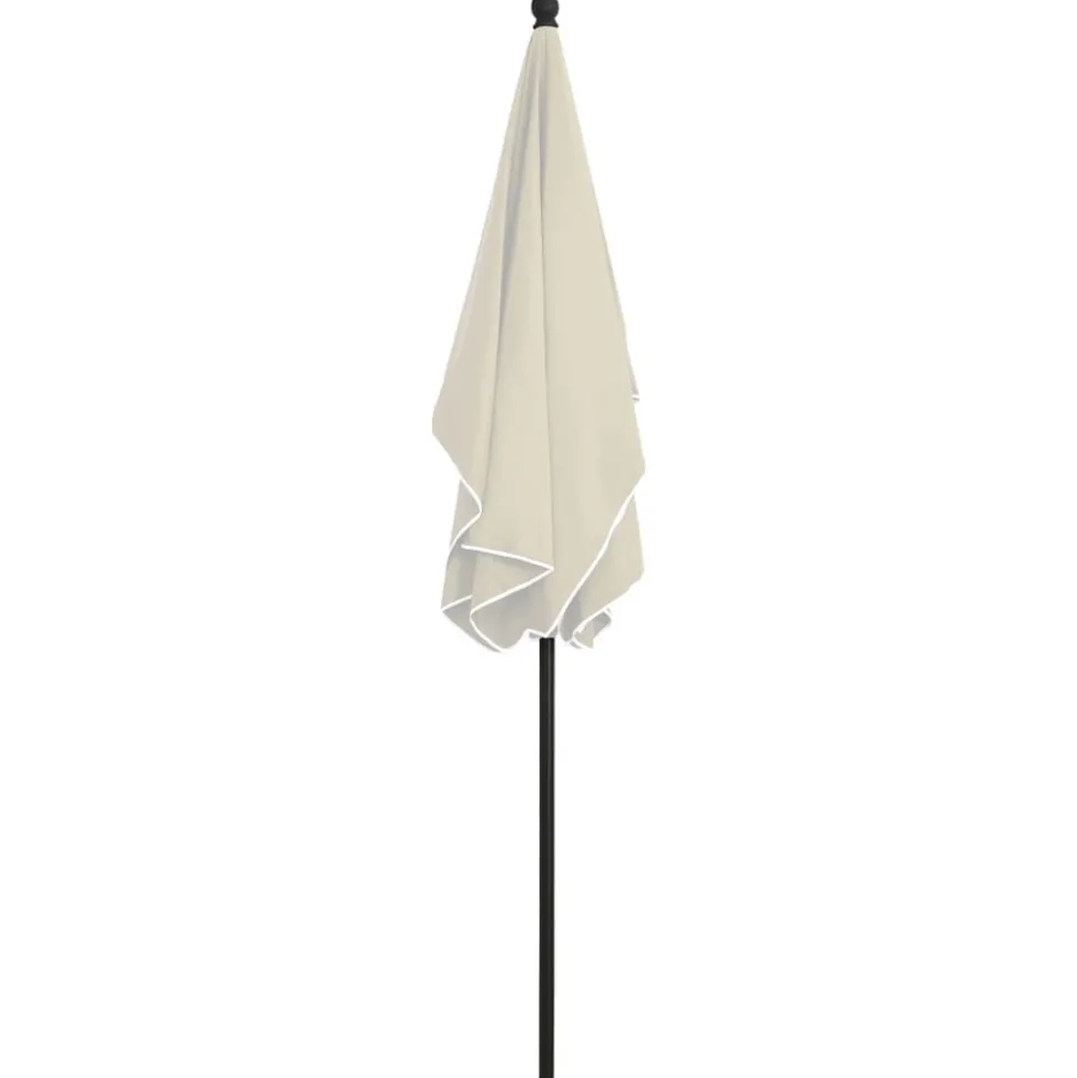 MAISON EXCLUSIVE - Parasol de jardin avec mât 210x140 cm sable