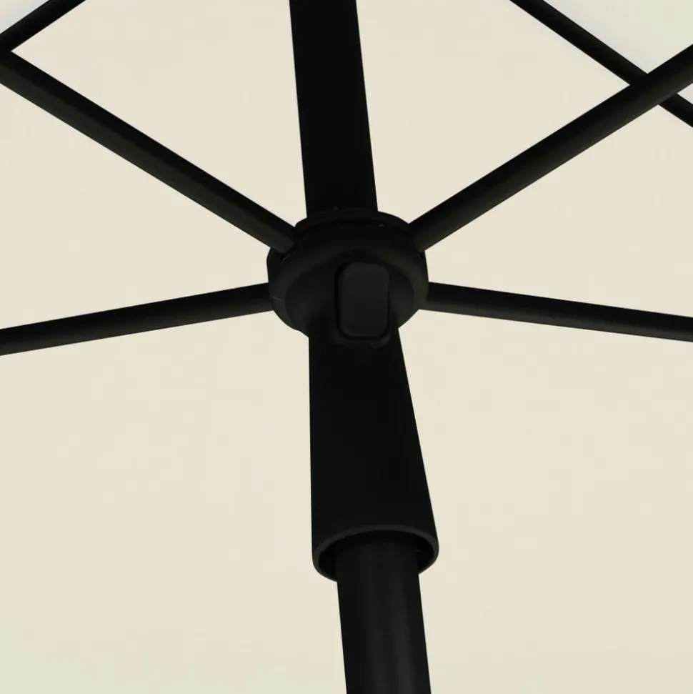 MAISON EXCLUSIVE - Parasol de jardin avec mât 210x140 cm sable