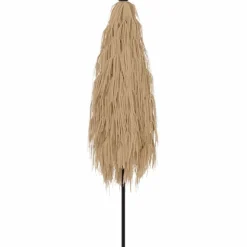 MAISON EXCLUSIVE - Parasol de jardin avec mât en acier marron 388x388x248 cm
