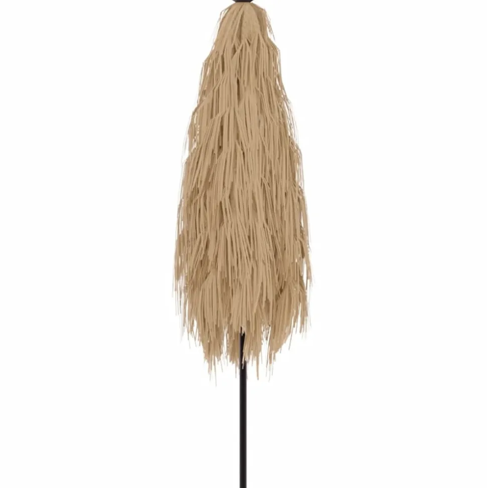 MAISON EXCLUSIVE - Parasol de jardin avec mât en acier marron 388x388x248 cm